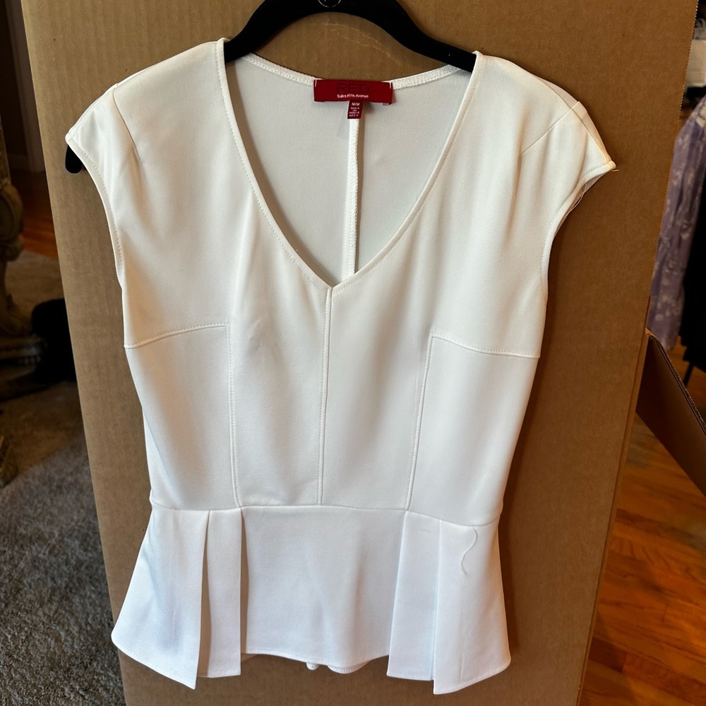 Red Saks Fifth Avenue Blouse - Size M